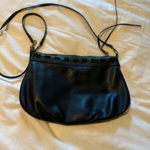 Elegant Black Leather Women's Bag